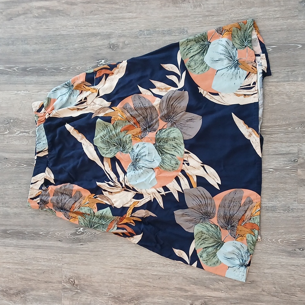 Shein Floral Print Midi Skirt Size L - Picture 7 of 7